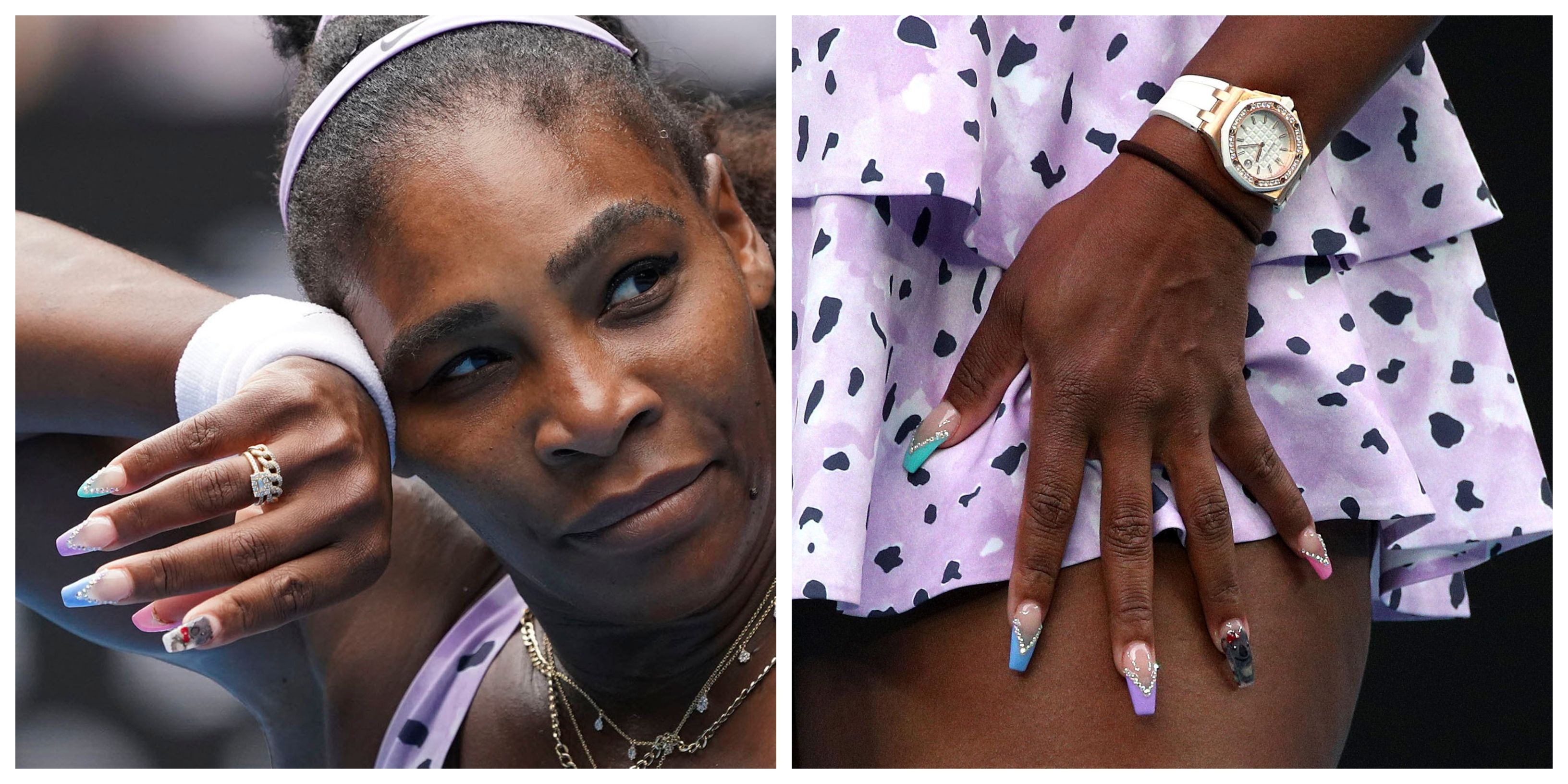 O que essas celebridades fizeram para apoiar a Austrália (não foi doar dinheiro) 4 Serena Williams homenageia a Austrália com unhas