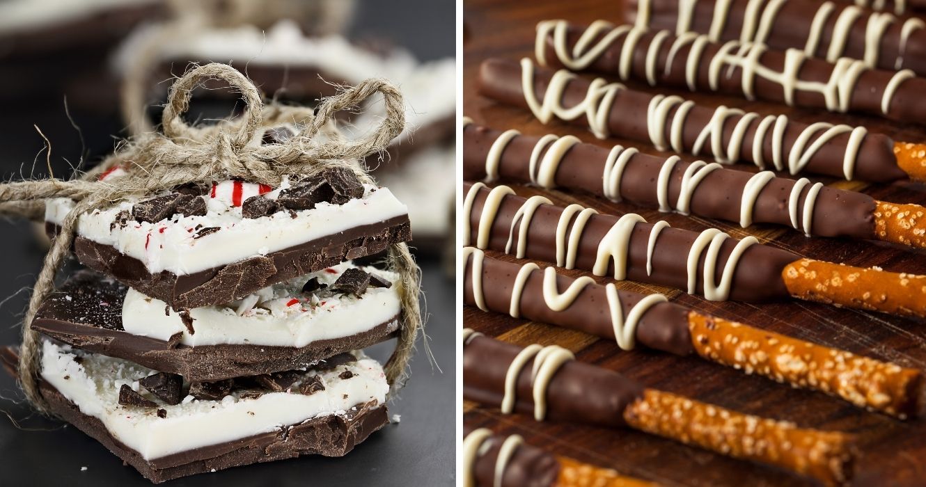Como fazer casca de hortelã-pimenta e outros chocolates fáceis para presentear 1 Como fazer casca de hortelã-pimenta e outros chocolates fáceis para presentear 1