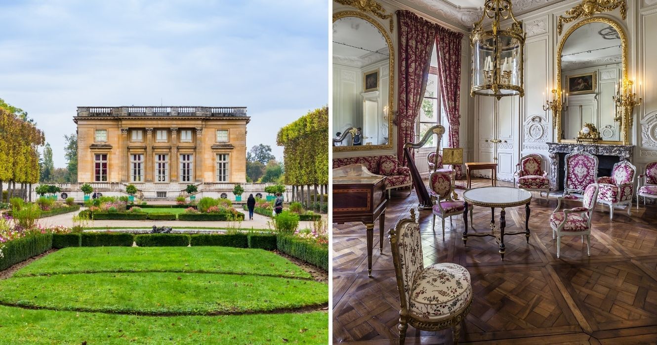 O Petit Trianon de Versalhes foi escondido dos olhos do público e por boas razões 1 o terreno e o interior do petit trianon