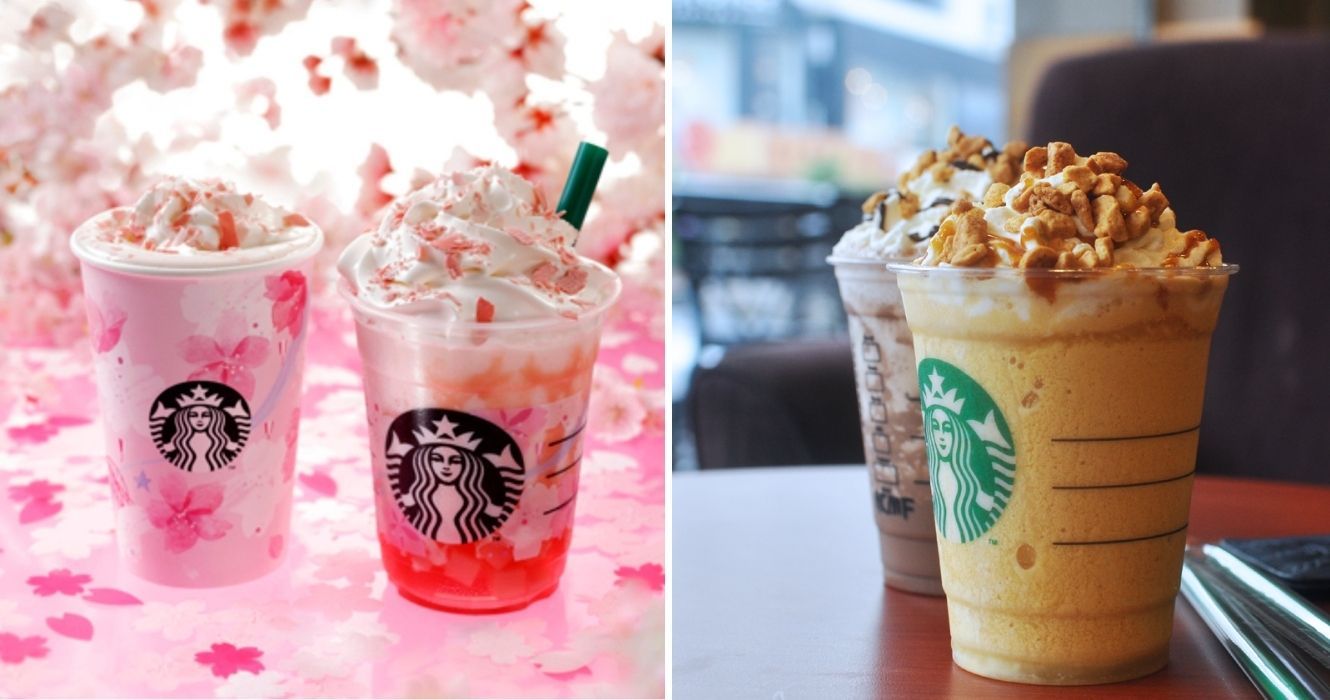 Os menus da Starbucks são totalmente diferentes em todo o mundo, aqui estão algumas bebidas pelas quais viajaríamos 1 Os menus da Starbucks são totalmente diferentes em todo o mundo, aqui estão algumas bebidas pelas quais viajaríamos 1