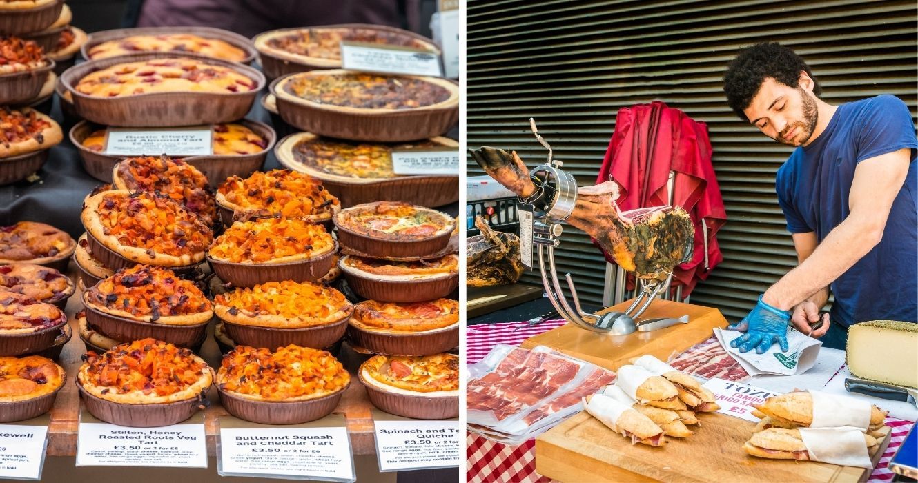 Os mercados de comida de rua de Londres são alguns dos melhores do mundo, e você deve ir com apetite 1 broadway market londres, borough market londres