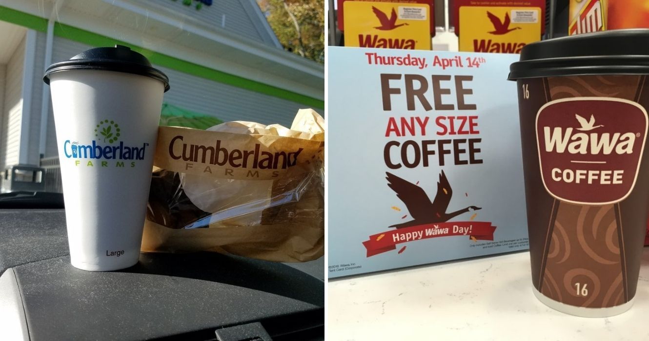 Qual rede de posto de gasolina tem o melhor café? GasBuddy revela tudo 1 café de fazendas cumberland e café de wawa