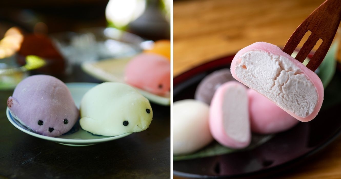 The Art Of Mochi, Uma Sobremesa Tradicional Japonesa De Farinha De Arroz (Também É Super Fofa) 1 mochi bonito com rostos, o interior de um mochi
