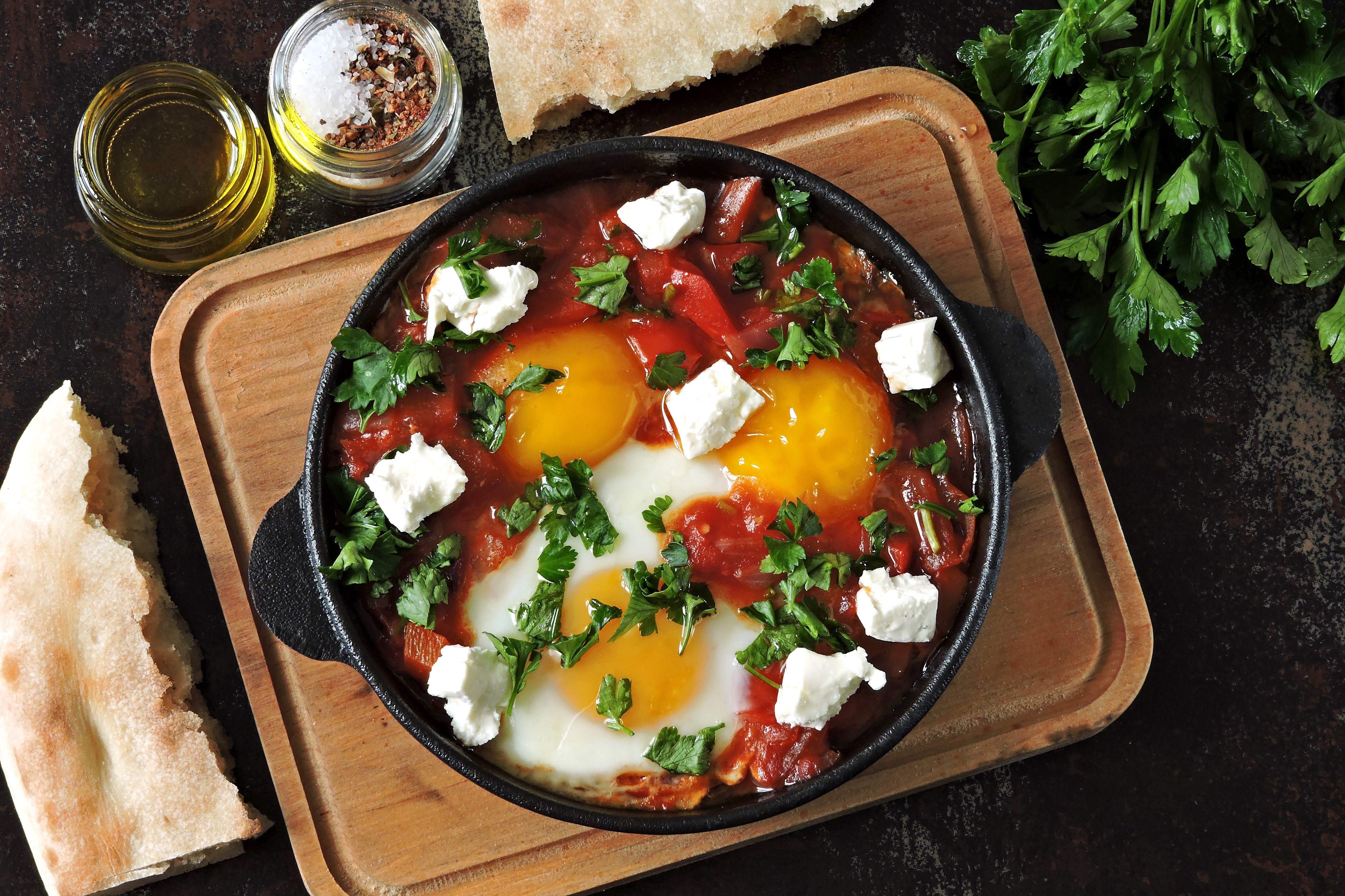 As caçarolas de brunch mais populares de todo o mundo 3 Shakshuka caseiro