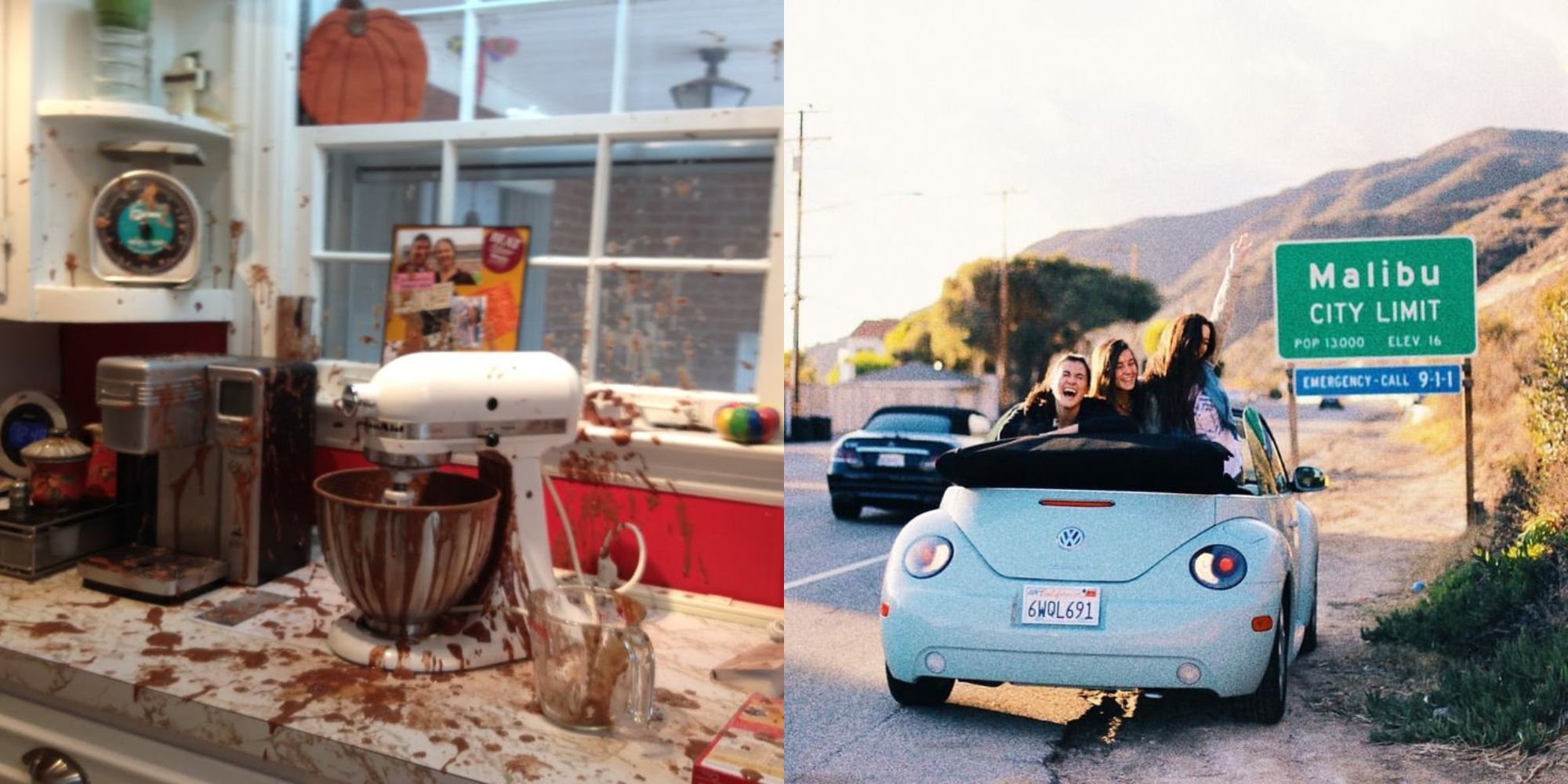 Pessoas infelizes que definitivamente não amaram sua experiência no Airbnb 4 cozinha suja e amigos no carro