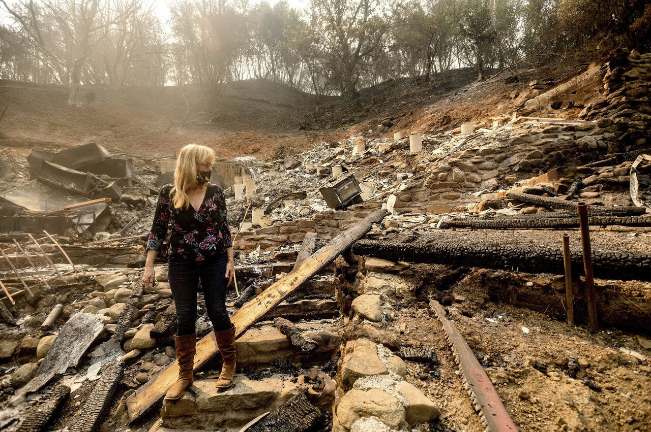 os efeitos dos incêndios florestais na califórnia
