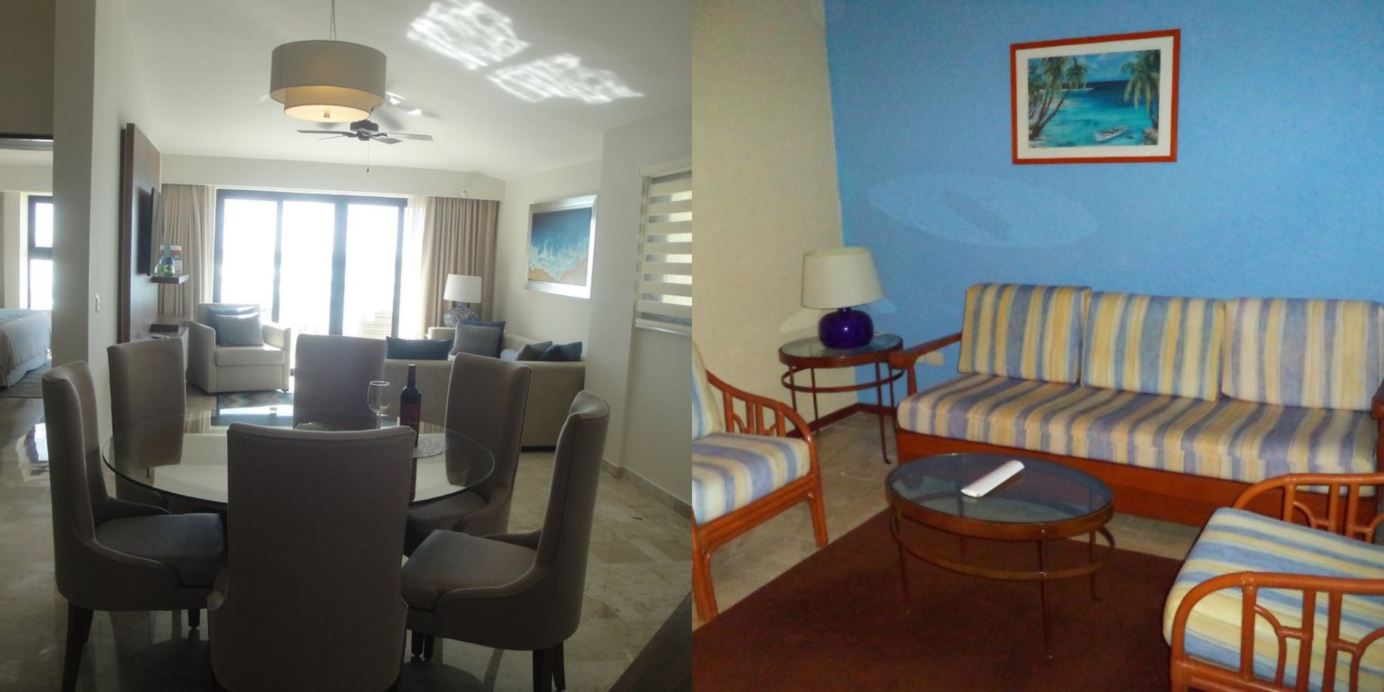 Se você reservar essas experiências com tudo incluído, poderá ficar em um apartamento charmoso 2 salas de estar no resort