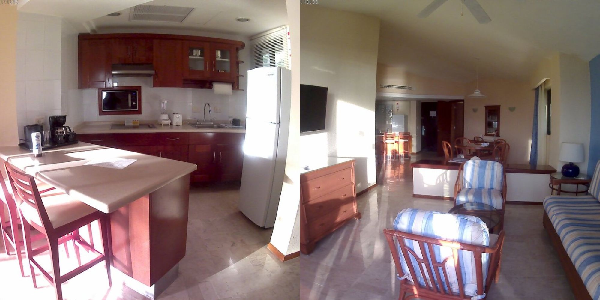 Se você reservar essas experiências com tudo incluído, poderá ficar em um apartamento charmoso 3 cozinha e sala de estar no resort