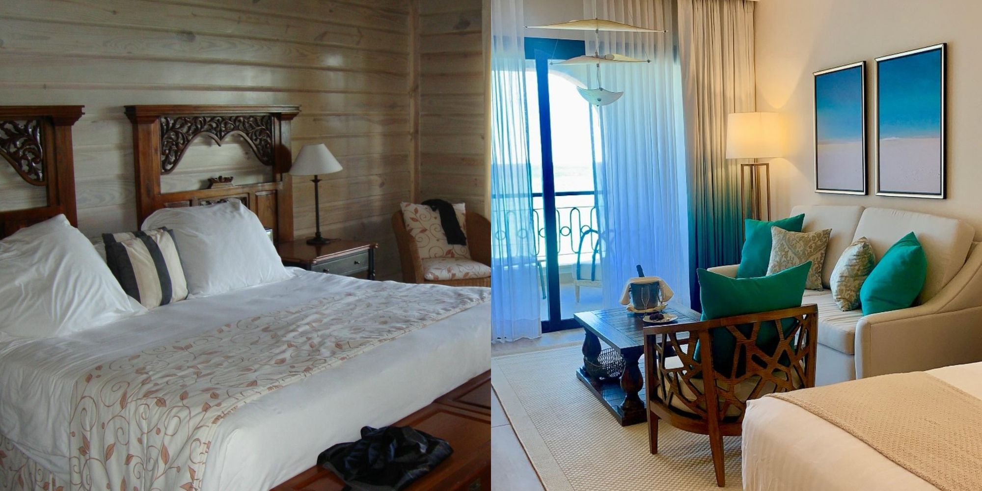 Se você reservar essas experiências com tudo incluído, poderá ficar em um apartamento charmoso 5 quarto e sala de estar no resort