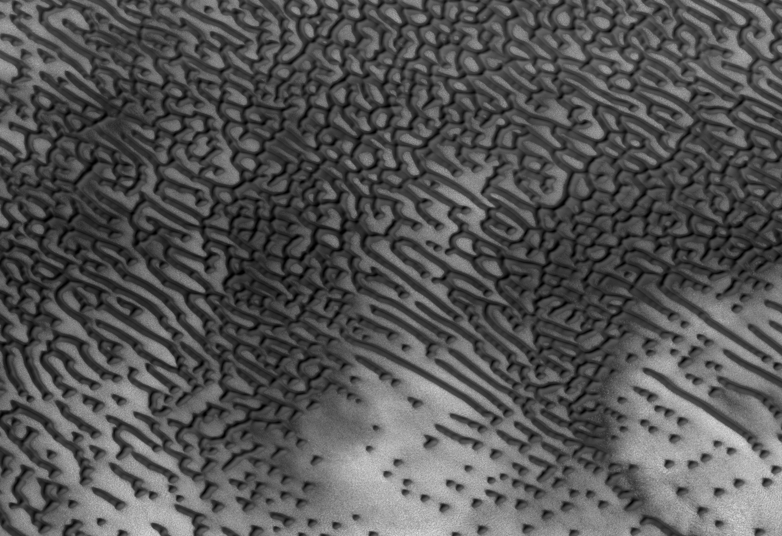 'Martian Ridges' em Marte e outras coisas estranhas que sabemos sobre o planeta vermelho 3 código morse nas dunas em marte