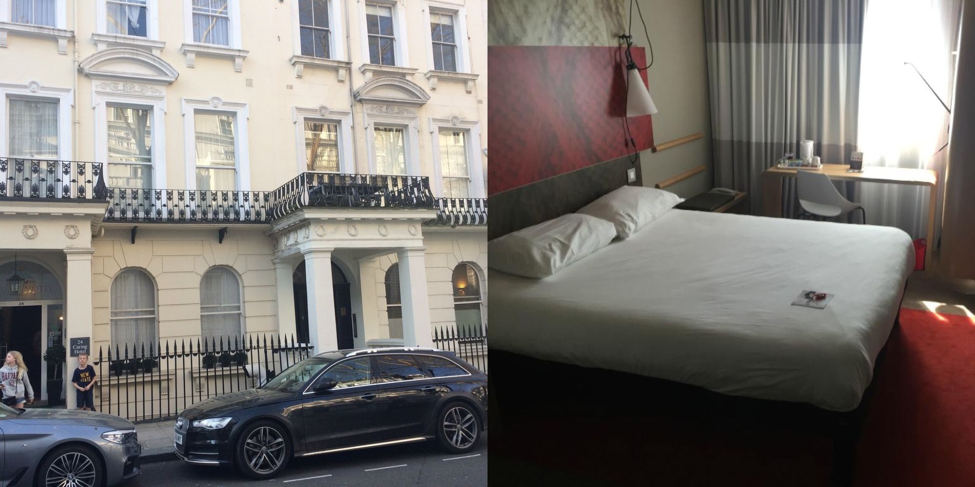 Como não ir à falência em Londres 2 exterior do hotel e quarto de hotel em Londres