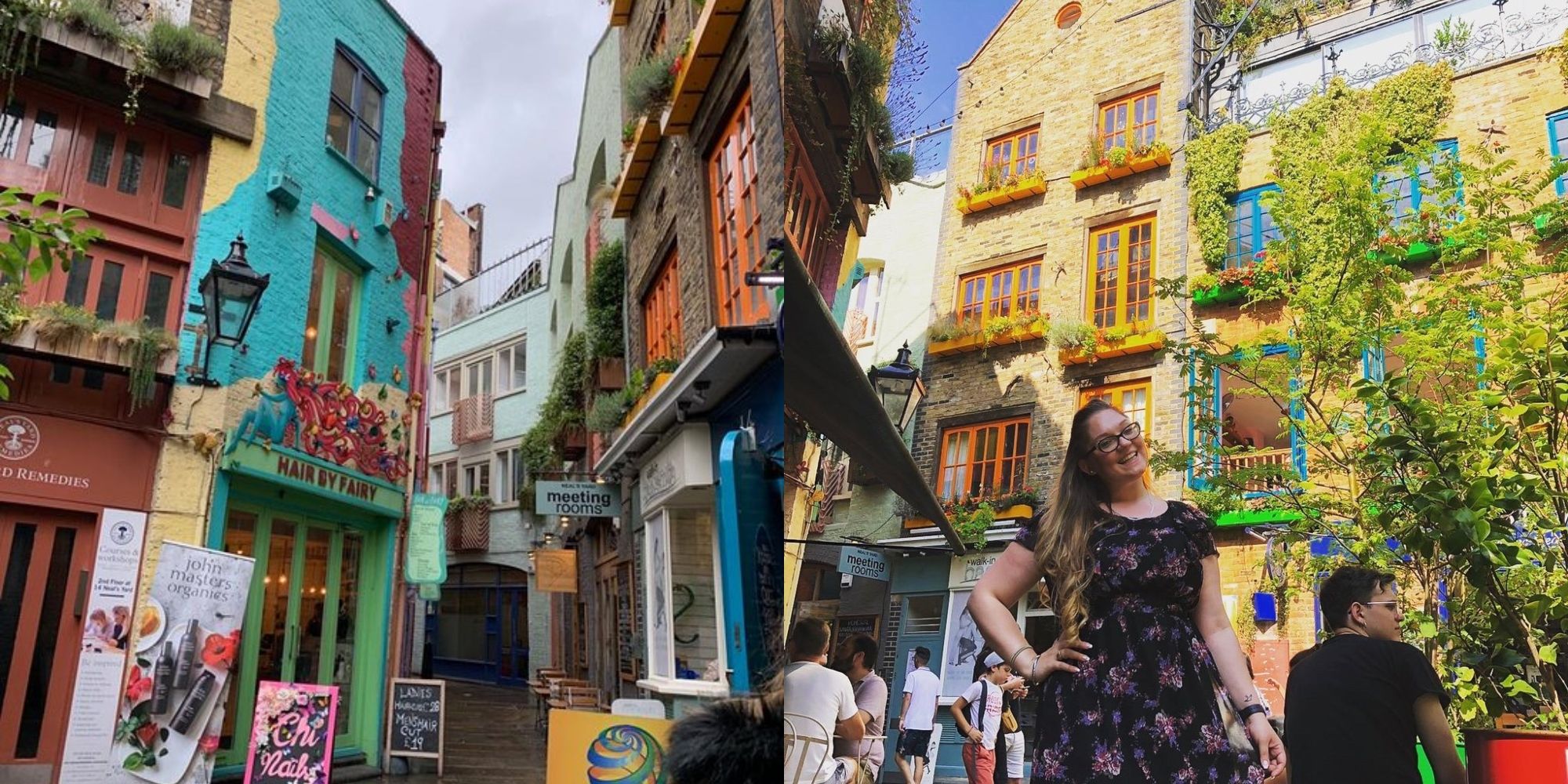 Como não ir à falência em Londres 7 edifícios coloridos neal's yard londres