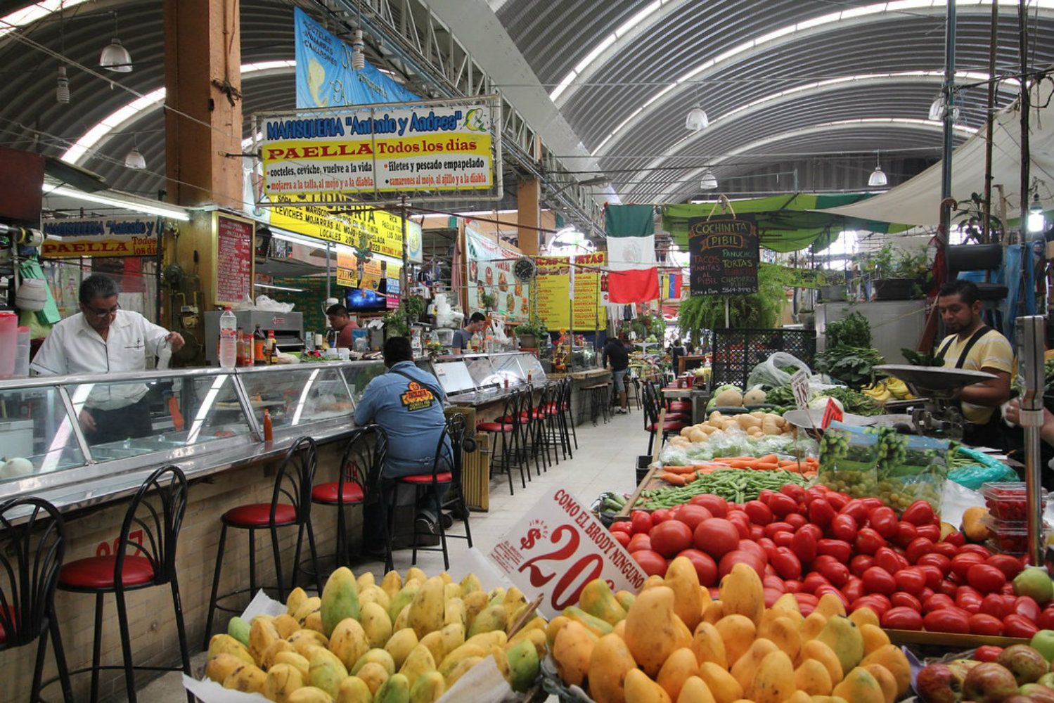 Por que um turista que viaja para o México pode querer ficar na Cidade do México (com tudo incluído) 4 mercado de alimentos na cidade do méxico