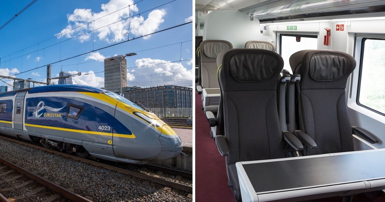 A bordo do Eurostar: o sistema de trem subaquático mais longo do mundo 1 o trem eurostar e320
