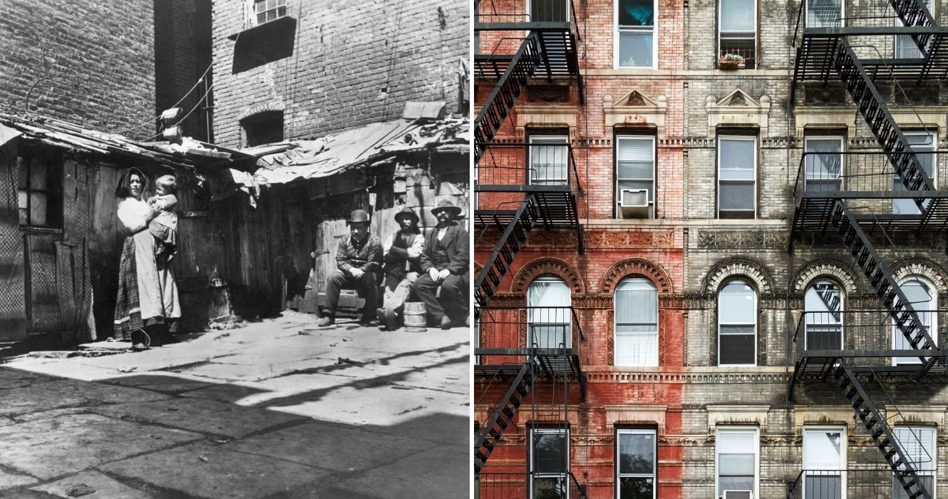 A cidade de Nova York já foi muito diferente, e os cortiços eram tudo o que muitos podiam pagar 1 A cidade de Nova York já foi muito diferente, e os cortiços eram tudo o que muitos podiam pagar 1