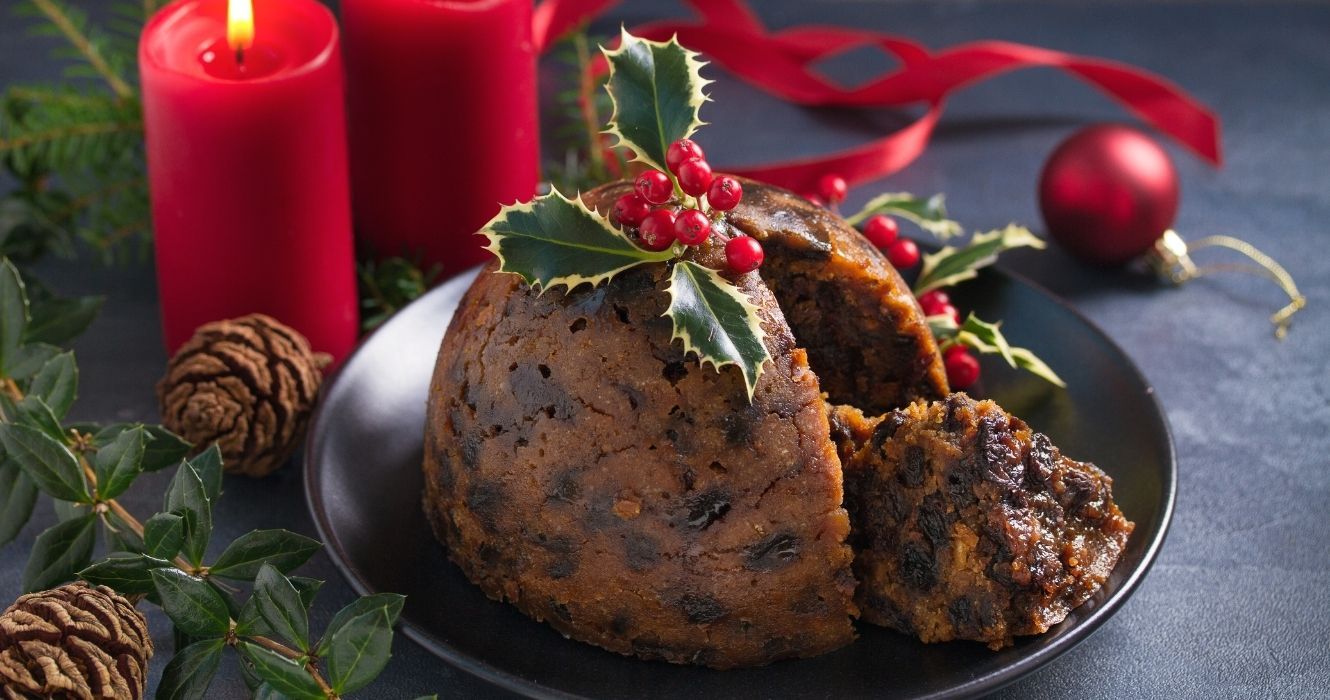 A família real lançou sua receita de pudim de Natal ... e é muito bom 1 um pudim de natal tradicional