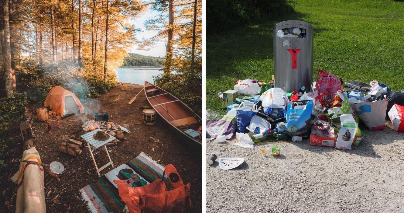 À medida que o acampamento ganha popularidade, aqui estão alguns truques para uma viagem sem desperdício 1 À medida que o acampamento ganha popularidade, aqui estão alguns truques para uma viagem sem desperdício 1