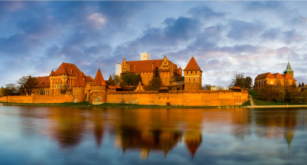 Castelo de Malbork: o maior do planeta 1 Castelo de Malbork na Polônia