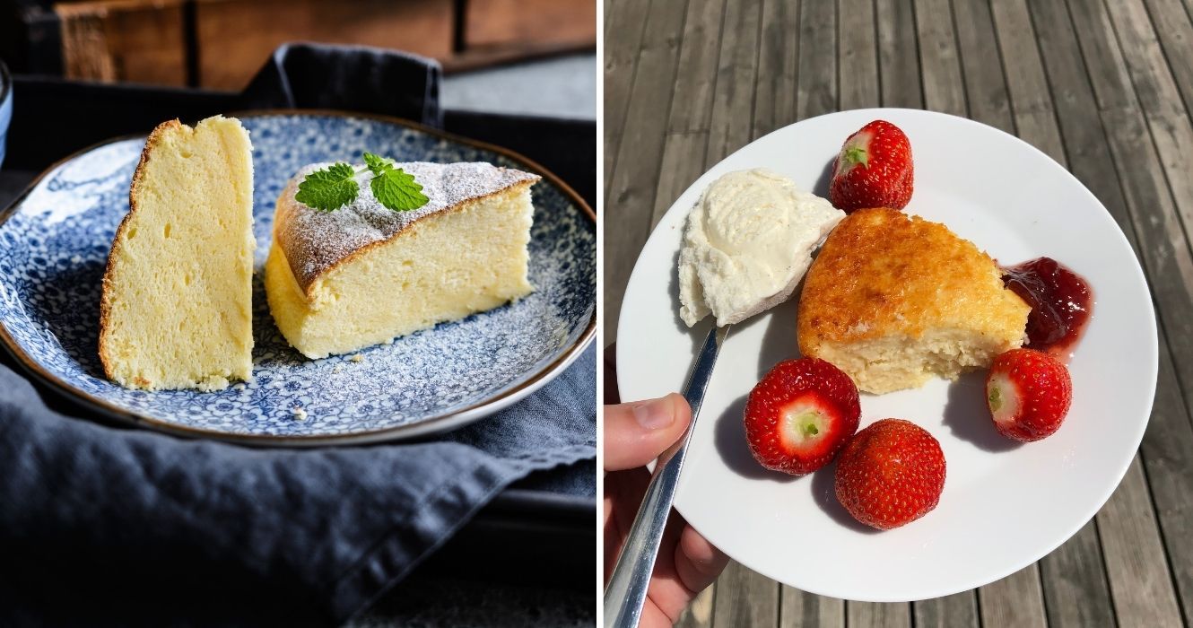 De Nova York ao Japão, quem diria que havia tantos cheesecakes ao redor do mundo? 1 um cheesecake de algodão japonês, um cheesecake de ricota italiano