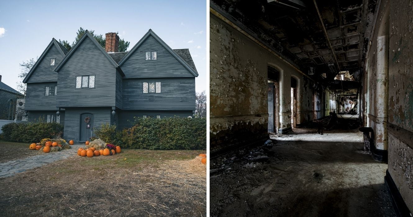 Esses locais de Massachusetts inspiraram os romances da lenda do terror HP Lovecraft 1 a casa das bruxas de salem, ruínas do hospital estadual de danvers