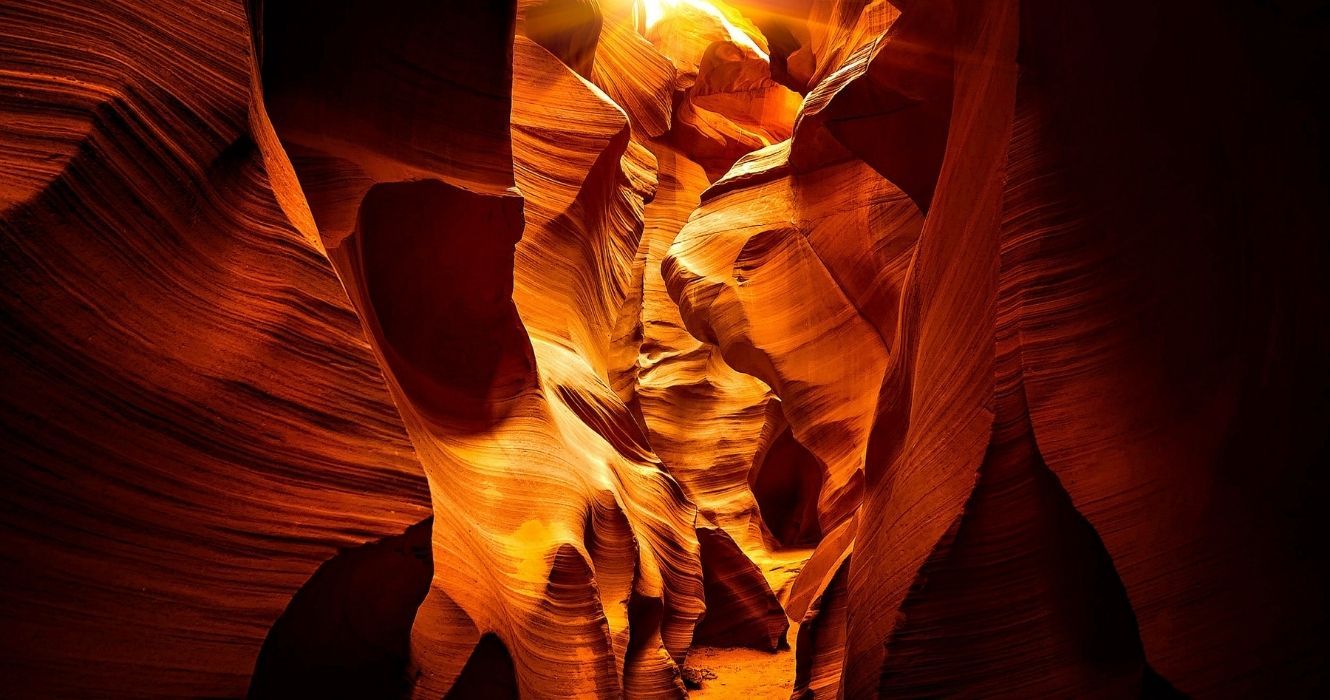 Este Canyon do Arizona está aberto apenas para visitas guiadas, mas ainda é o mais fotografado pelos visitantes 1 o interior da garganta do antílope