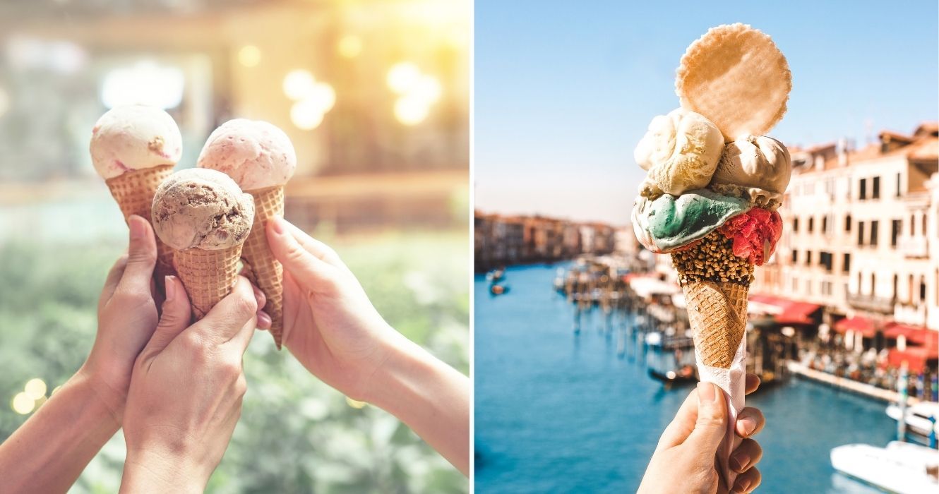 Gelato Vs. Sorvete: qual é o melhor e por que você deve comer os dois 1 casquinhas de sorvete, gelato em um cone