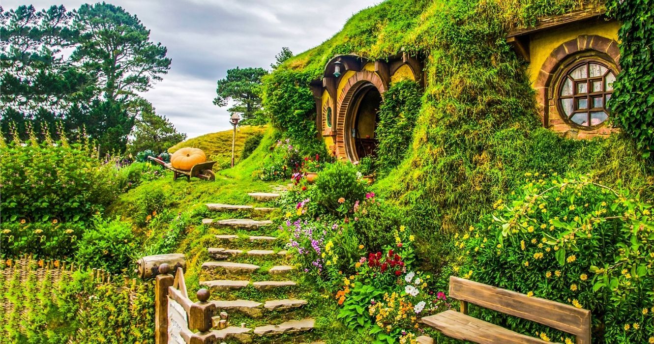 Hobbiton fica na Ilha Norte da Nova Zelândia, e isso é tudo o que você precisa saber antes de ir 1 uma casa de hobbit em hobbiton
