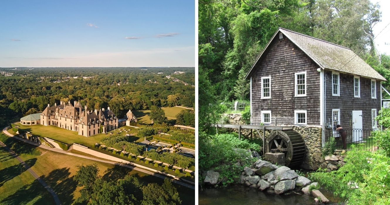 Long Island é o lar da Washington Spy Trail e é o destino perfeito para os aficionados por história 1 castelo de oheka, moinho de grãos de riacho pedregoso