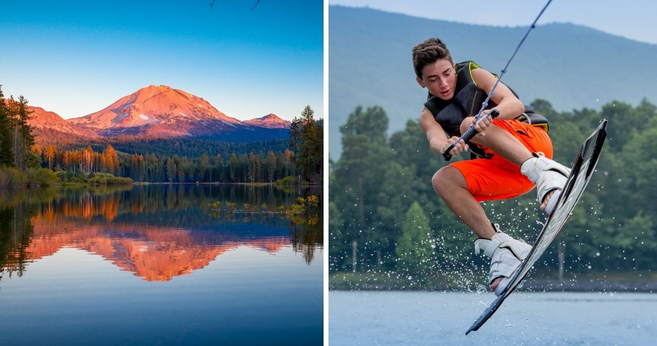 No que diz respeito às escapadelas isoladas, esses locais oferecem aluguel de casas flutuantes incríveis 1 lago shasta e lago da montanha smith