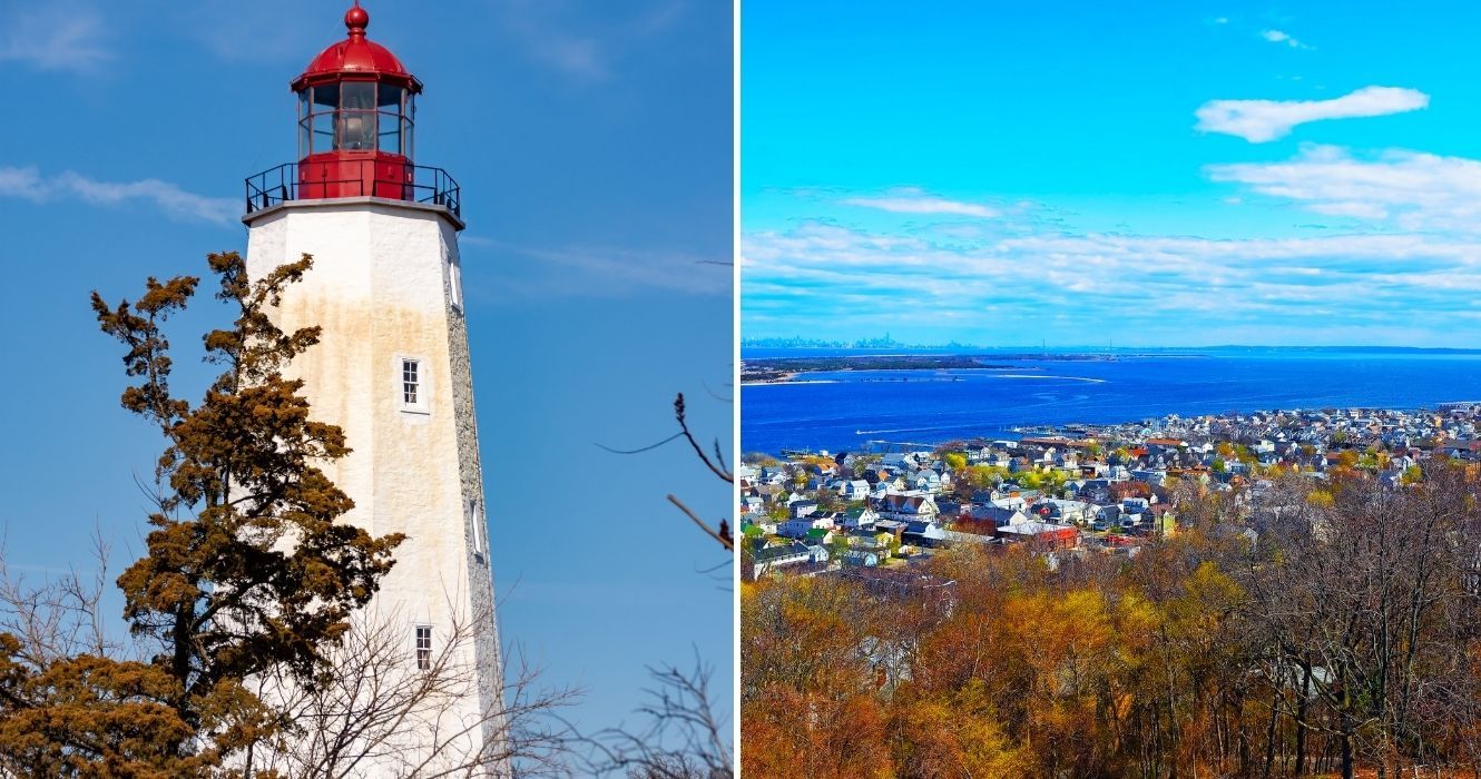O farol de Sandy Hook é o mais antigo dos EUA e quase foi destruído durante a guerra revolucionária 1 o farol de Sandy Hook e sua vista