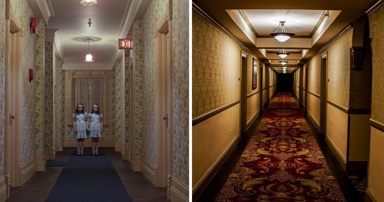 Os fãs podem realmente visitar esses locais de filmagem de filmes de terror, bem a tempo para a temporada assustadora 1 o cenário para o brilho, o hotel stanley
