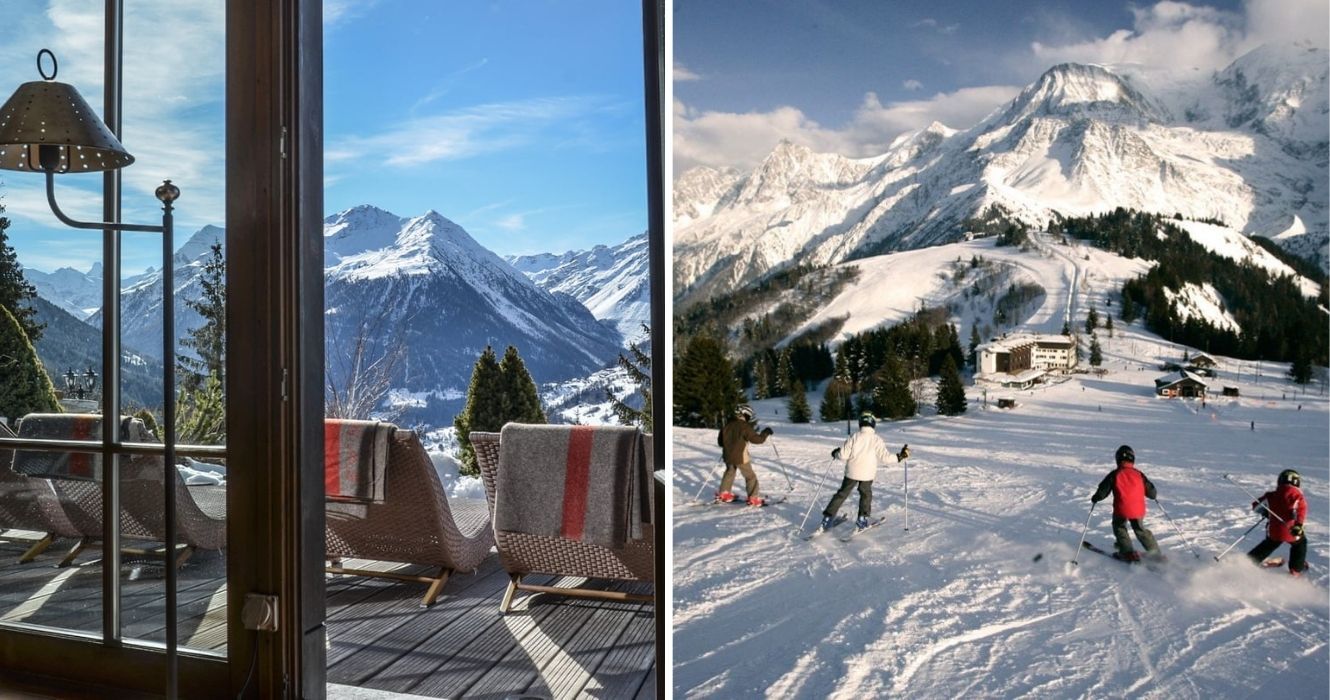 Para umas férias de esqui acessíveis e pitorescas, estas são as pistas mais baratas da Europa 1 uma estação de esqui na europa, a estação de esqui les houches