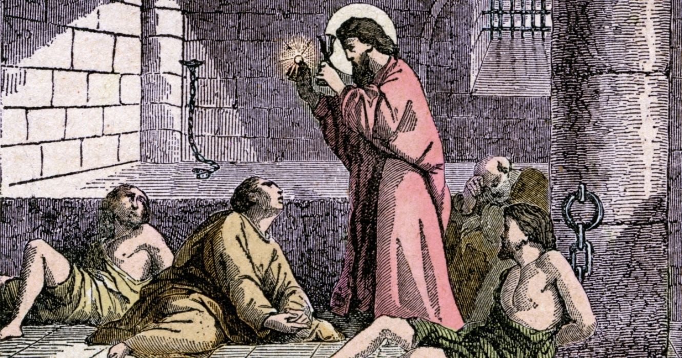 Uma história do Dia dos Namorados (porque não é apenas um feriado marcante) 1 São Valentim ajudando prisioneiros
