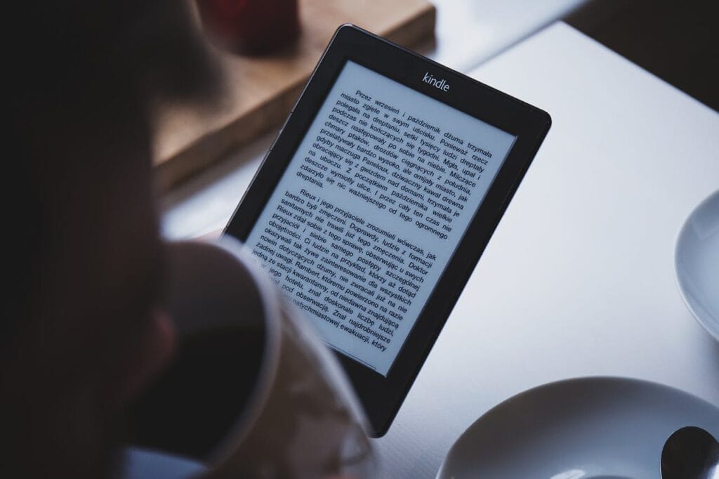Kindle ou Tablet para Leitura